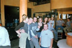 The Grotto Gang (l to r): Kristen, Jonathan, Corby, Jen, Dina, Brian (and his fabulous finger), Scott Jones (kneeling)